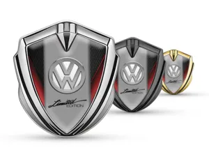 VW Emblema Silicona Insignia Suntuosa Proyecto Aleación Borde